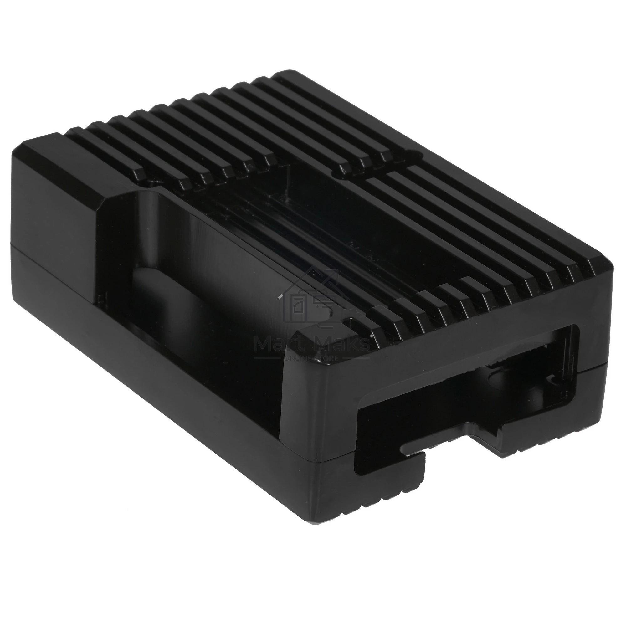 Корпус Qumo Aluminum case with black fan, Raspberry Pi 4, black(RS022)