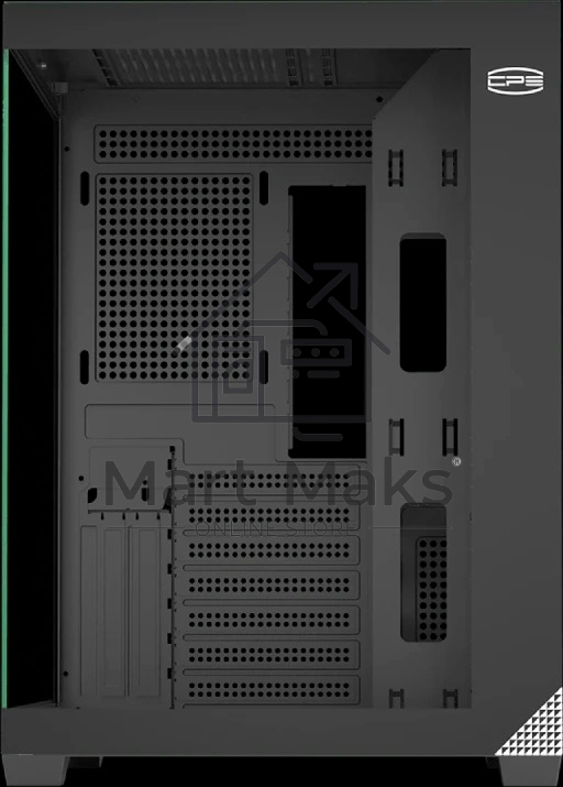 Корпус без блока питания PCCooler C3T700 BK, Midi-Tower, TG, no fans, 1xUSB-A 3.0 + 1xUSB-A 2.0 + 1xUSB-C, ATX, mATX, mITX черный