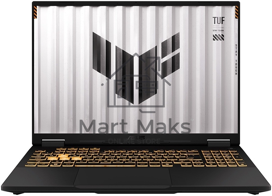 Ноутбук Asus TUF Gaming F16 FX608JP-RV019 серый Core i5 13450HX 32Gb SSD1Tb NVIDIA GeForce RTX 5070 8Gb 16