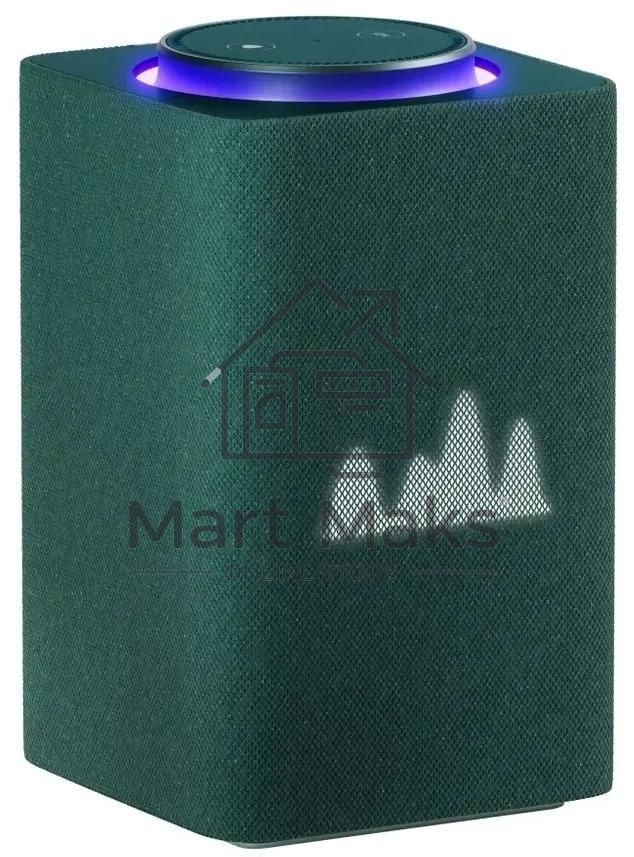 Умная колонка Яндекс Станция Макс, Zigbee, 65Вт, с голосовым ассистентом Алиса на YaGPT, зеленый (YNDX-00053Z)