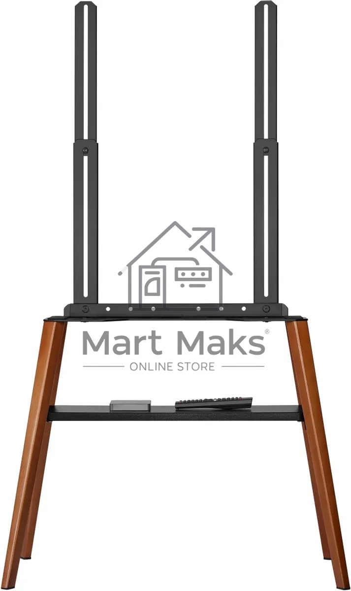 Подставка для телевизора Cactus CS-ST3645BKWN черный/орех, 43