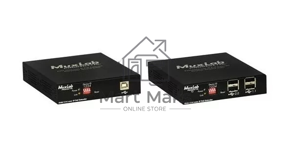 Передатчик-энкодер MuxLab 500770-TX KVM и HDMI over IP, сжатие JPEG2000, с PoE
