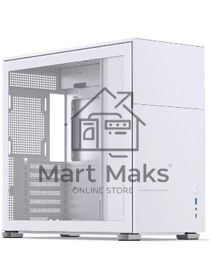 Компьютерный корпус без блока питания Case JONSBO D41 STD, Midi-Tower, TG, no fan, 1xUSB-A 3.2 + 1xUSB-C 3.2, ATX, mATX белый