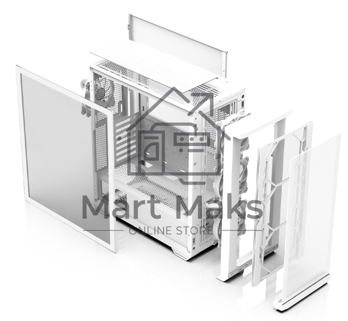 Компьютерный корпус MidiTower Zalman Z10 DUO White (без блока питания) (Zalman Z10 DUO White)