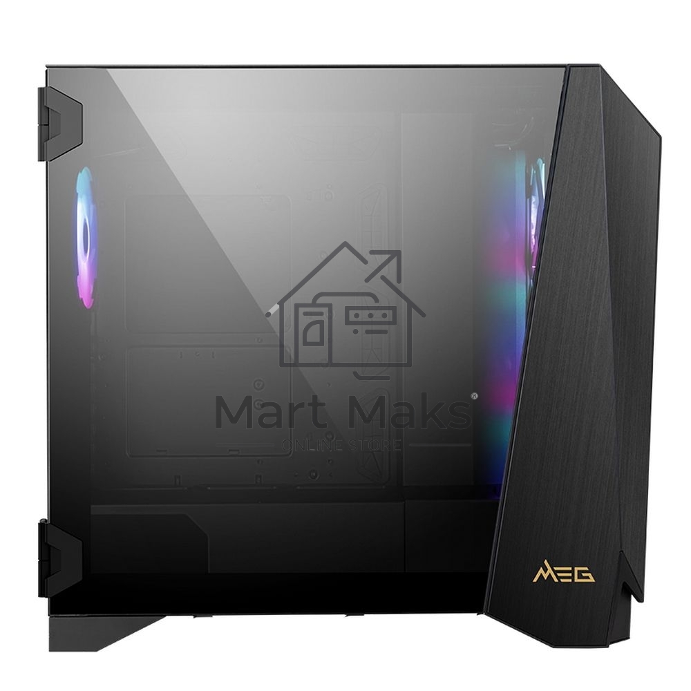 Компьютерный корпус MSI MEG PROSPECT 700R Mid-Tower, E-ATX, 2xUSB 3.2, 1xUSB-C, Audio I/O, 4x140 ARGB fan, Laminated Tempered Glass, (41556)