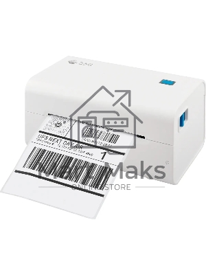 Принтер наклеек G&G GG-D420 стационарный, прямая термопечать, 203 dpi, 152 мм/сек, USB, белый