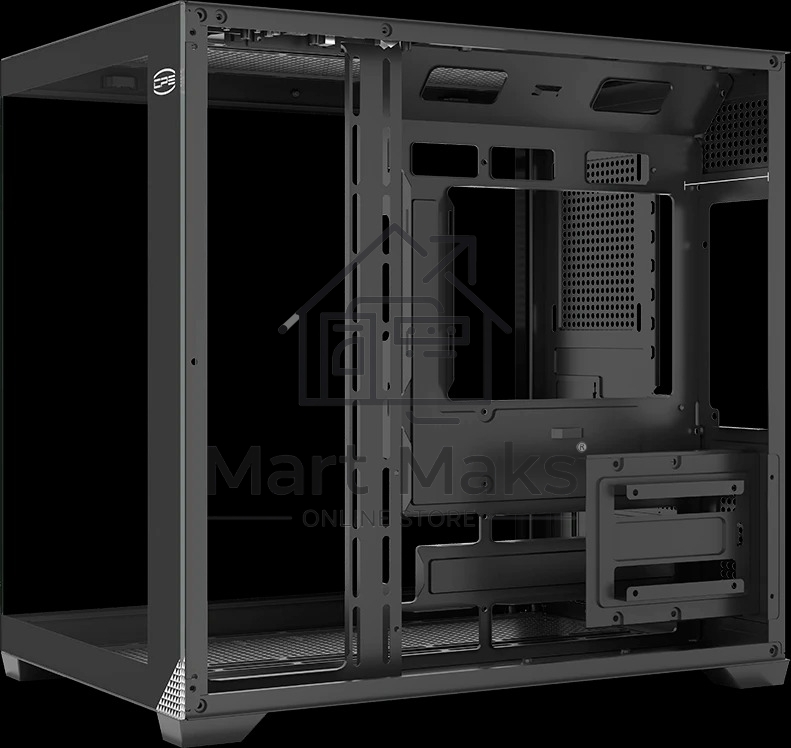 Корпус без блока питания PCCooler C3T700 BK, Midi-Tower, TG, no fans, 1xUSB-A 3.0 + 1xUSB-A 2.0 + 1xUSB-C, ATX, mATX, mITX черный