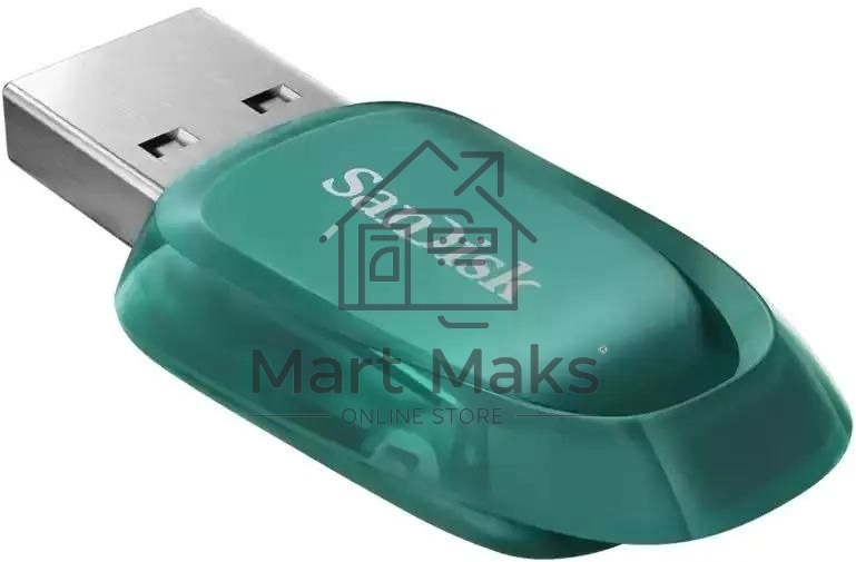 Флешка USB R/W 256GB SanDisk CZ96 Ultra Eco, USB 3.2 Green
