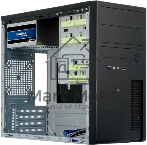 Компьютерный корпус CHIEFTEC MESH XT-01B-OP без БП, черный, mATX