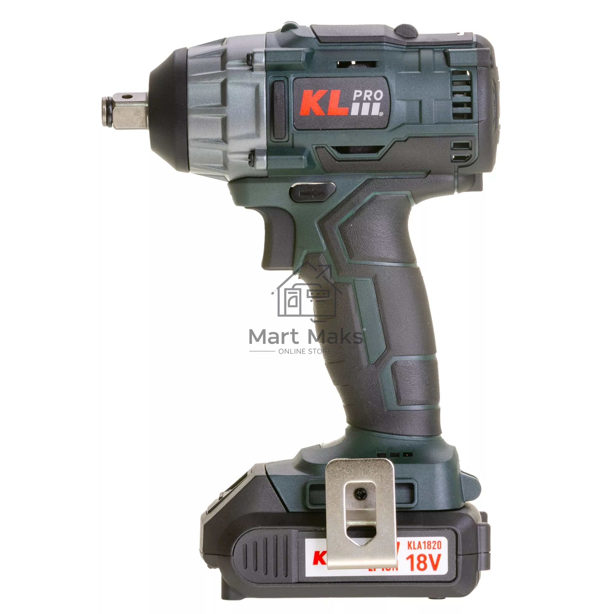 Профессиональный бесщеточный гайковерт аккумуляторный KLPRO KLSS18B-20 (18В, Li-ion-2шт, 2.0А·ч, 250Нм, 2 скорости, подсветка,З/У,в кейсе)