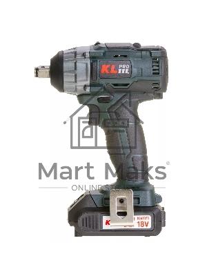 Профессиональный бесщеточный гайковерт аккумуляторный KLPRO KLSS18B-20 (18В, Li-ion-2шт, 2.0А·ч, 250Нм, 2 скорости, подсветка,З/У,в кейсе)