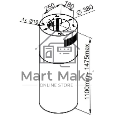 Вытяжка островная Maunfeld Lee Isla 39 нержавеющая сталь, 38 см, 1000 куб. м/ч, 52 дБ