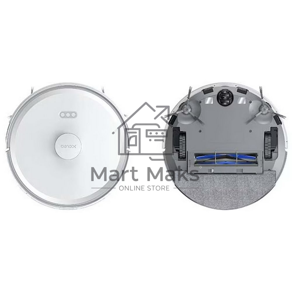 Робот-пылесос Roidmi Smart Robot Vacuum and Mop Cleaner H30Plus белый, 52 Вт, 5200 мАч, уборка сухая/влажная, пылесборник контейнер 0.25 л