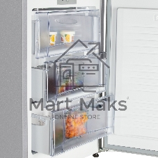 Морозилка Nordfrost DF 256 SAP, серебристый, 100л, 3 ящика