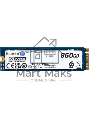 Накопитель SSD Kingston PCIe 4.0 x4 960Gb SEDC2000BM8/960G DC2000B M.2 2280 0.4 DWPD
