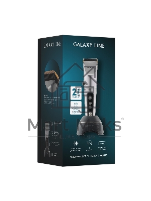 Машинка для стрижки GALAXY GL 4178 серебристый/черный
