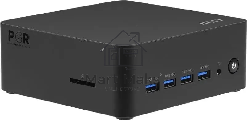 Мини ПК MSI Cubi Z AI 8M-028BRU Ryzen 5 8645HS (4.3) 760M CR без ОС WiFi BT 120W (936-B03231-028)