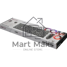 Комплект клавиатура+мышь Defender Line C-511 проводной, USB, 1000 DPI, чёрный