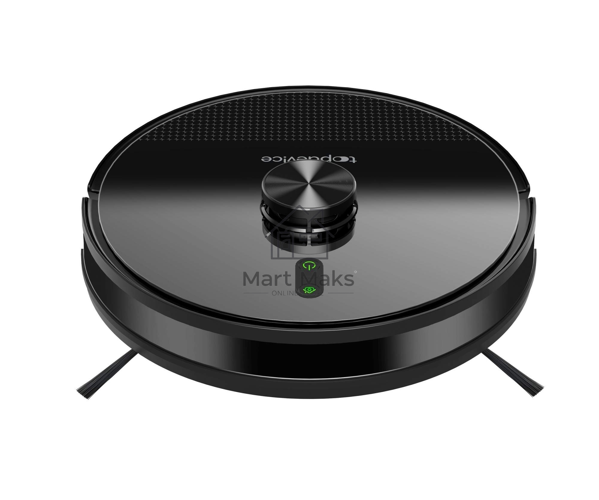 Робот-пылесос TopDevice TDSRC003_BK черный, 40 Вт, 2600 мА·ч Li-Ion, уборка влажная/сухая, пылесборник контейнер 0.4 л