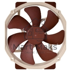Вентилятор корпусной Noctua NF-A15 PWM, 140 мм, 300-1500 об/мин, 19.2 дБ, 4-pin PWM, без подсветки