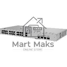 Коммутатор Huawei S220S-26PN4JX, 24×PoE+ (22×1G + 2×2.5G Combo RJ45) + 2×10G SFP+ + 2×2.5G SFP (Combo), управляемый