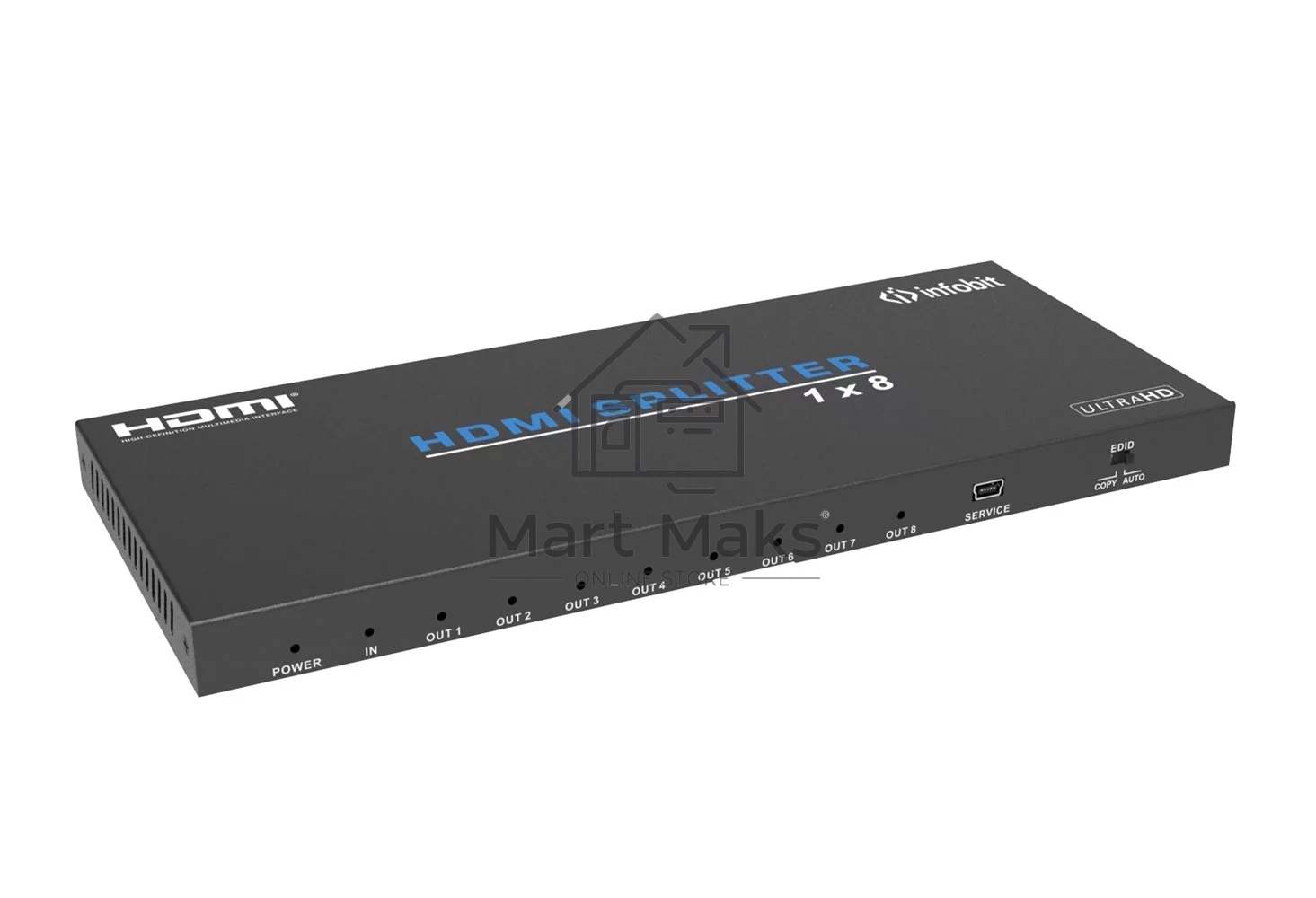 Усилитель - распределитель Infobit iSwitch 108 1х8 HDMI 4K60