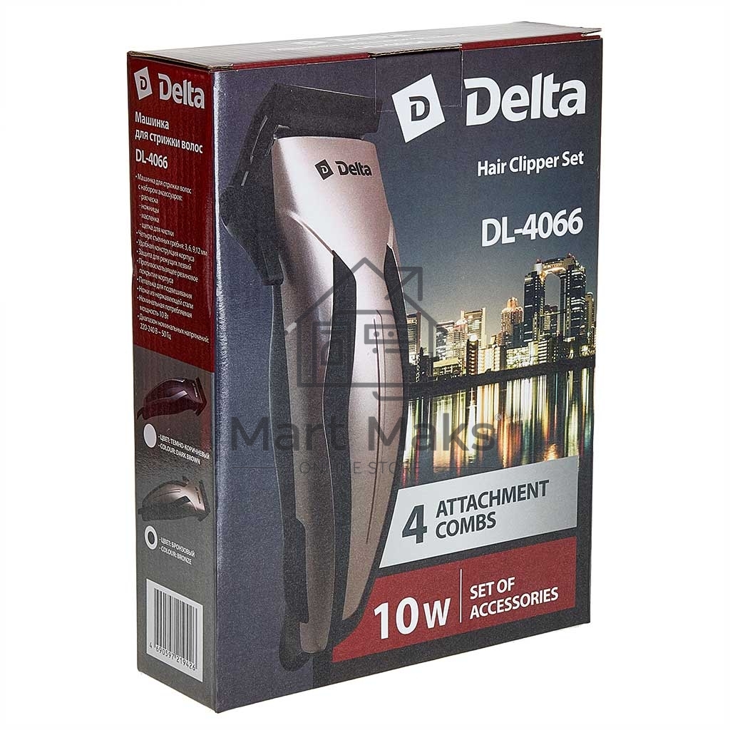 Машинка для стрижки DELTA DL-4066 бронзовый