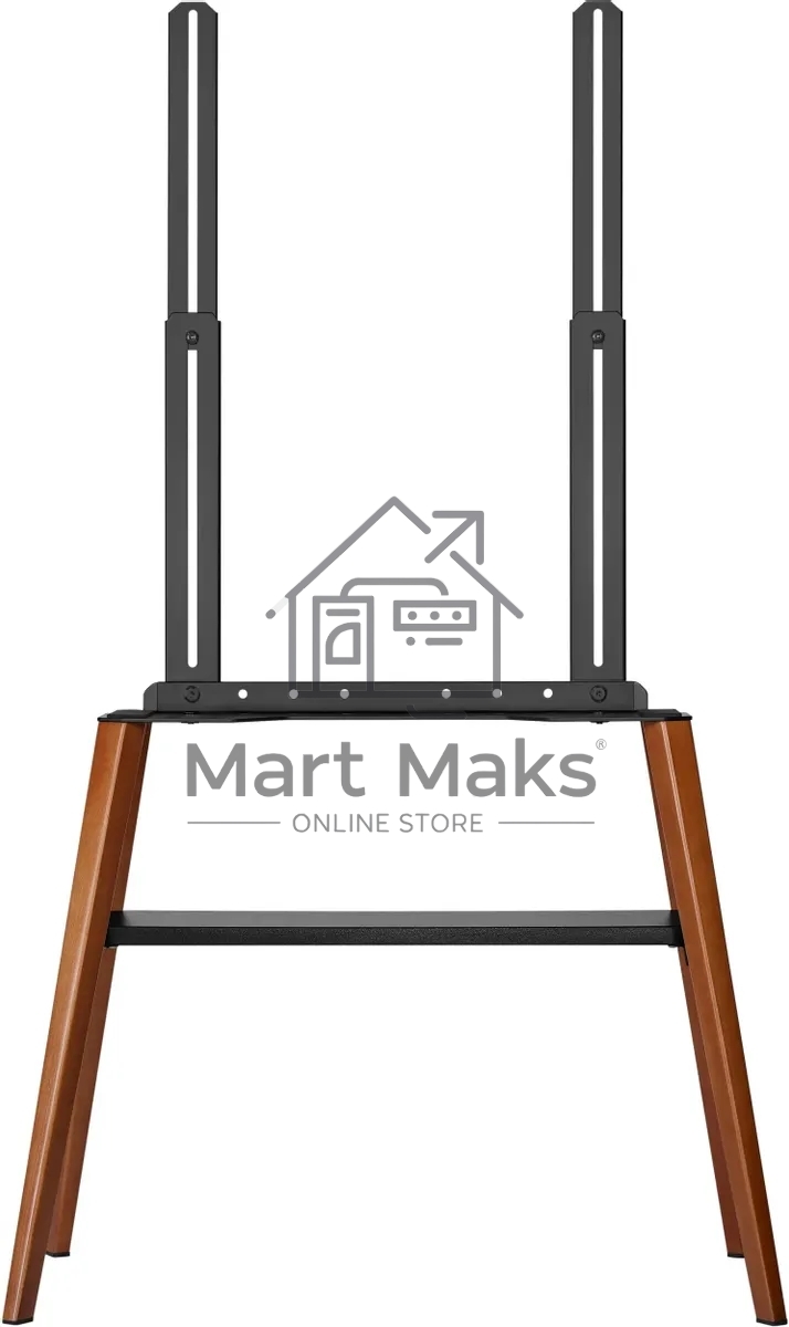 Подставка для телевизора Cactus CS-ST3645BKWN черный/орех, 43