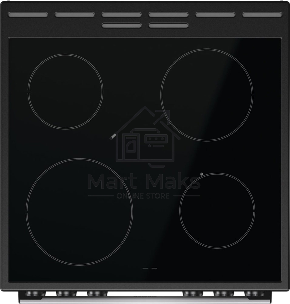 Плита электрическая Gorenje GEC6A11SG серый, конфорок 4 электрических, духовка 65 л, 60 см x 85 см x 60 см