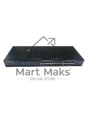 Коммутатор неуправляемый NEOMAX NMS-124P-1000-SR, 24 порта 1000 Mbps, металл Rack