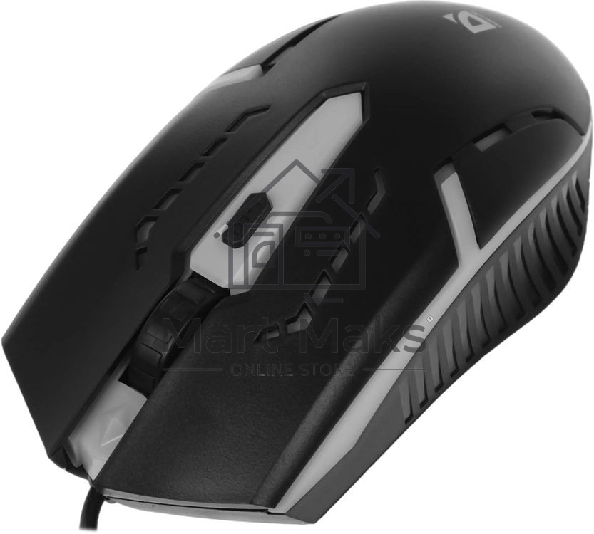 Мышь проводная Defender Flash MB-600L черный, 1200 dpi, USB, кнопки - 4