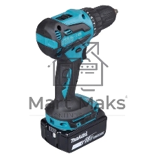 Дрель-шуруповерт Makita DDF490F003, 18 В, 3 Ач, 50 Нм, бесщеточный