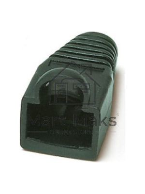 Изолирующий колпачок Hyperline BOOT-BK-10 для разъемов RJ-45, черный (10 шт.)