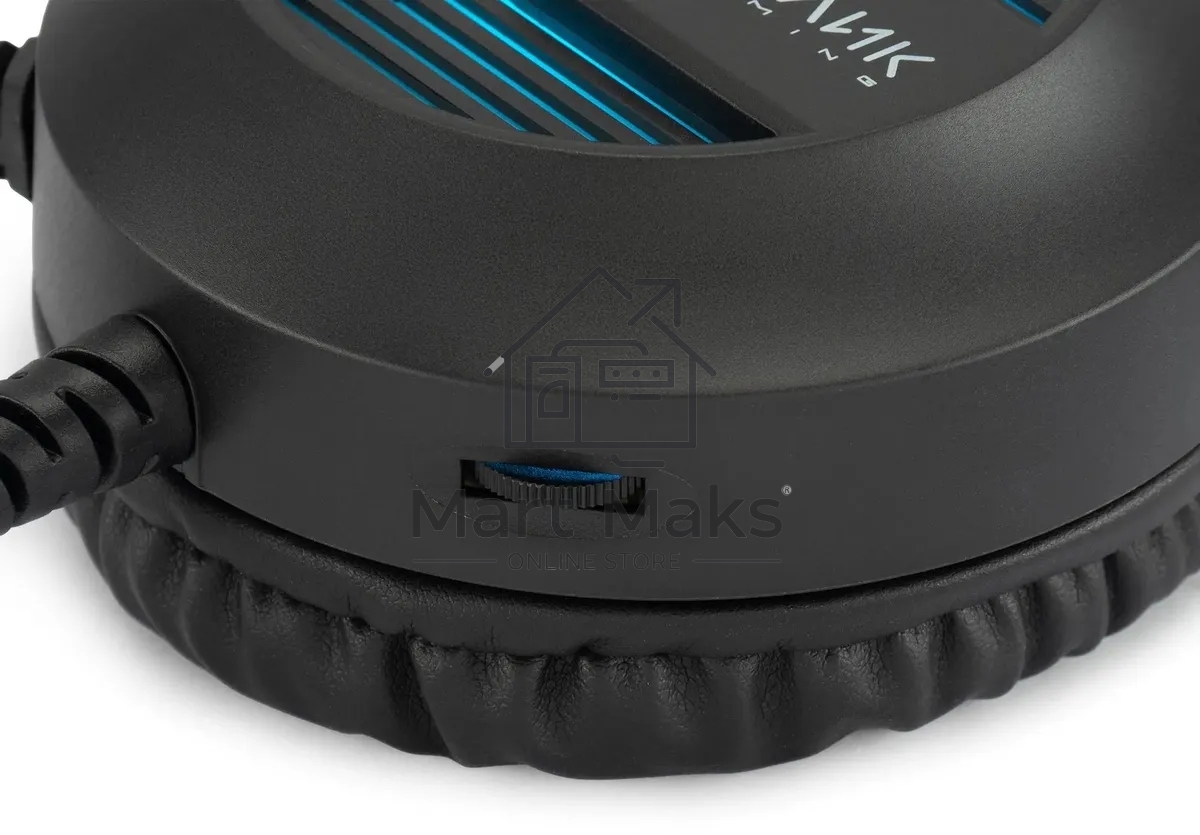 Наушники с микрофоном Оклик HS-L300G Black черный 2.2м мониторные USB оголовье (1796949)