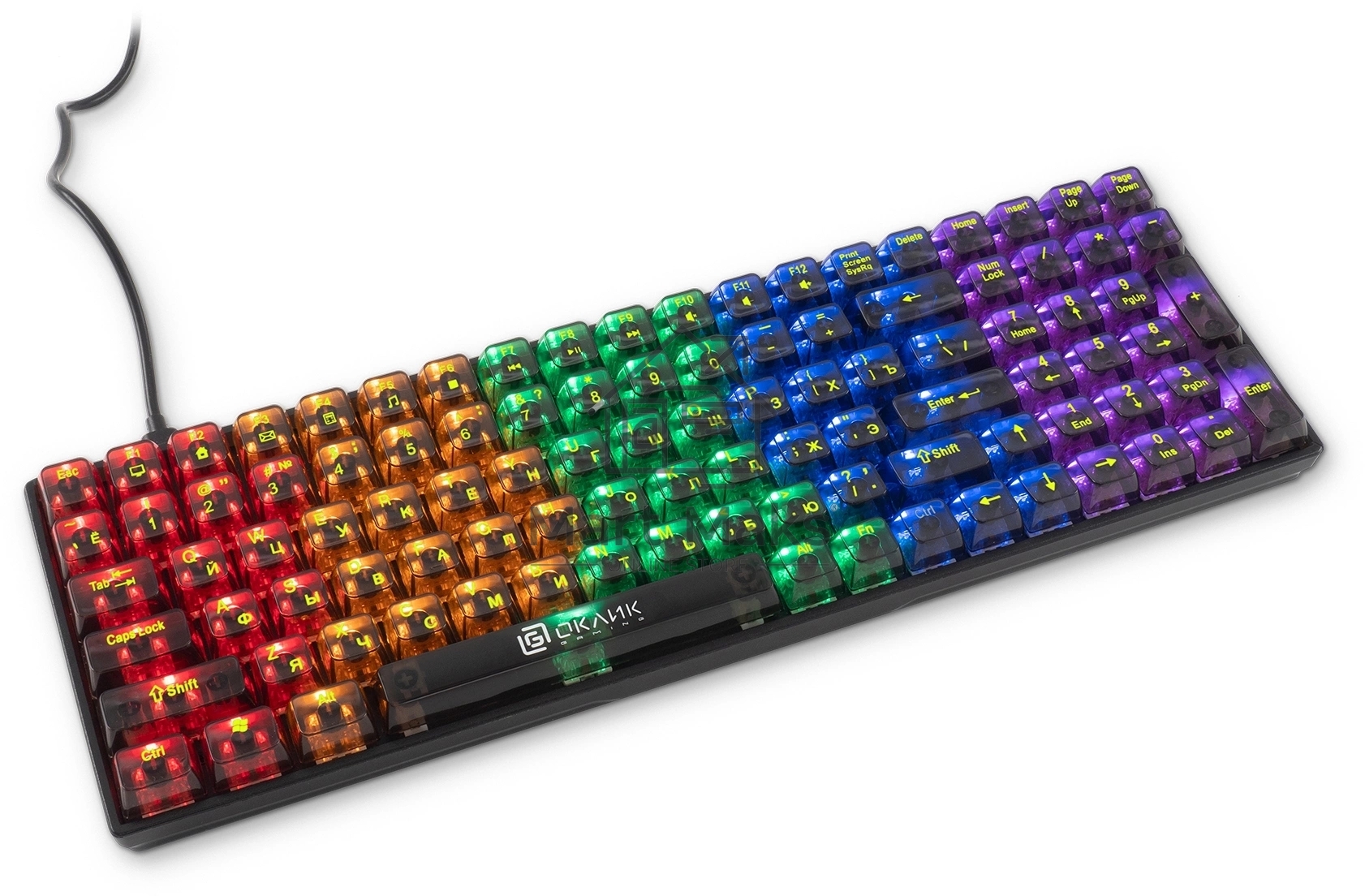 Клавиатура Oklick 915GK (1790371) проводная, USB, черный