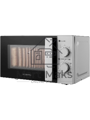 Микроволновая печь Hyundai HYM-M2090 белый, 20 л, 700 Вт, переключатели - поворотный механизм