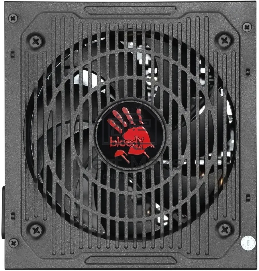 Блок питания Bloody BD-PS500W, 500Вт, 80 PLUS белый, 120мм,черный