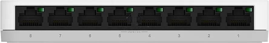 Неуправляемый коммутатор D-Link DGS-1008A/F1A с 8 портами 10/100/1000Base-T (465291)