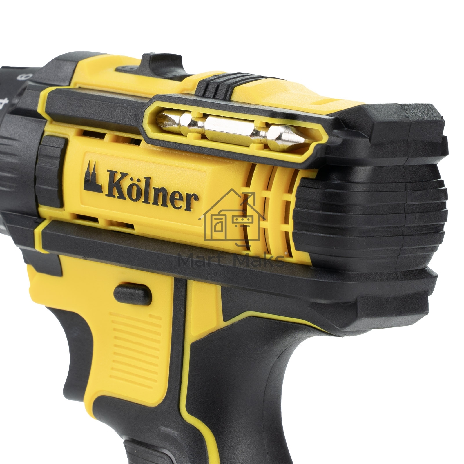 Дрель-шуруповерт аккумуляторная 12V 29 Нм KOLNER KCD 12/2C, БЗП 0,8-10мм, 0-350/1350 об/мин, 2 скорости, подсветка (2х1.5 А·ч, зу, кейс)