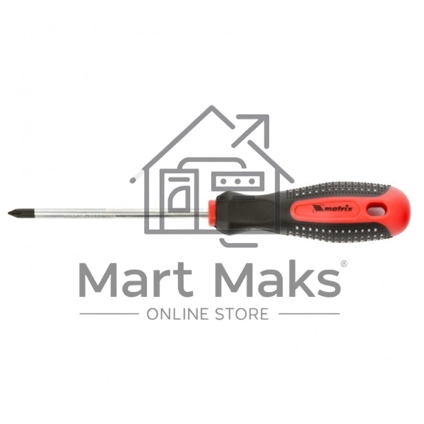 Отвертка Matrix Fusion 11438 PH1 х 100 мм, CrV, 3-х компонентная рукоятка 