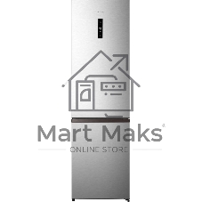 Холодильник Gorenje NRK620FAXL4 серый двухкамерный 238/86л морозилка снизу, No Frost