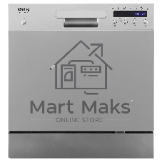 Посудомоечная машина Korting KDFM 25358 S, серебристый, 55 см, 8 компл., сушка конденсационная, 49 дБ, класс A+