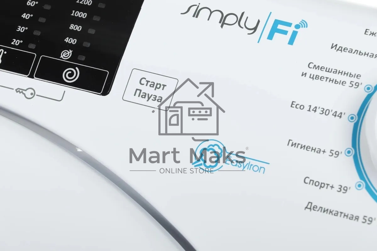 Стиральная машина Candy Smart Pro CSO 129T3/1-07 белый, загрузка фронтальная 9 кг, 1200 об/мин., класс: А