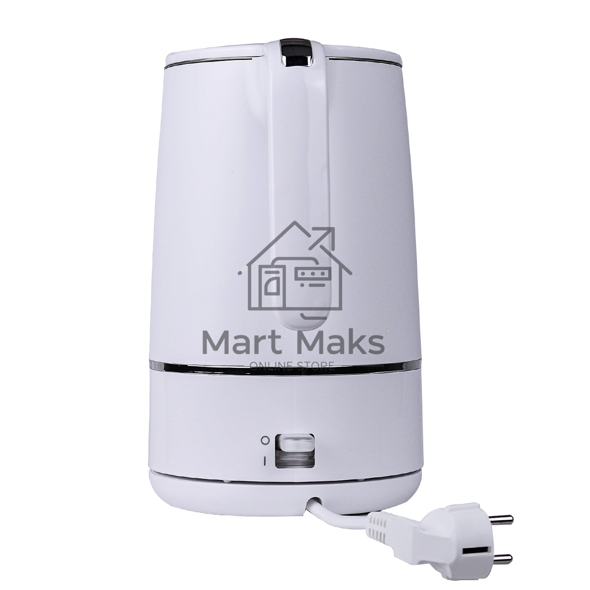 Чайник Centek CT-1012 (белый) 1.5л, 2200Вт, двойные стенки, бесшовная колба, эффект термоса