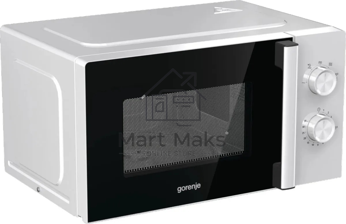 Микроволновая печь Gorenje MO20E1WH белый, 20 л, 800 Вт, переключатели - поворотный механизм