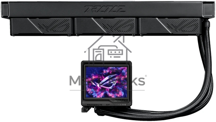 Жидкостная система охлаждения ASUS ROG RYUJIN III 360 ARGB EXTREME 90RC0131-M0EAY0 черный 120мм алюминий+медь 2800rpm 36db 4-pin 305W