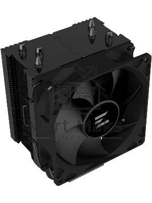 Кулер ZALMAN CNPS4X BLACK V2, 92мм FAN, 3 HEAT PIPES, 4-PIN PWM, 800-2000 RPM, 29DBA, HYDRO BEARING, LGA1851/1700, AM5/AM4, screw type installation