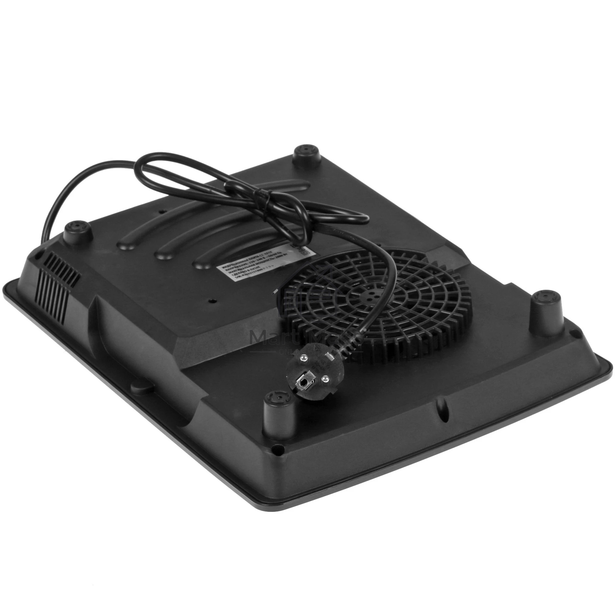 Плита настольная электрическая Centek CT-1518 чёрный, 2 кВт, индукция, конфорки - 1, стеклокерамика, сенсор