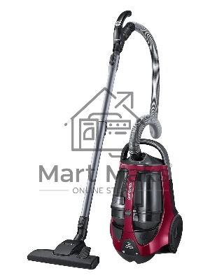 Пылесос Samsung VCC885FH3P красный, 430/2200 Вт, уборка сухая, пылесборник двойная камера 2л