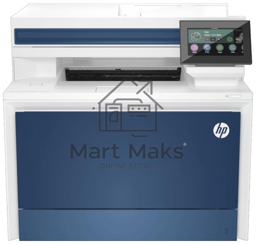 МФУ лазерный HP Color LaserJet Pro MFP 4303dw (5HH65A), A4, цветной, печ. 33 стр/мин., скан. до 44 изобр/мин. (ч/б) 35 изобр/мин. (цвет), 600x600 dpi (печать) 1200x1200 dpi (скан.), USB 2.0, Ethernet (RJ-45), Bluetooth
